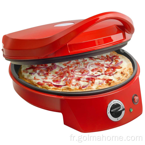 Four à pizza multifonctionnel à 180 degrés ouvert pour le fabricant de pizza électrique à température réglable pour plaque chauffante